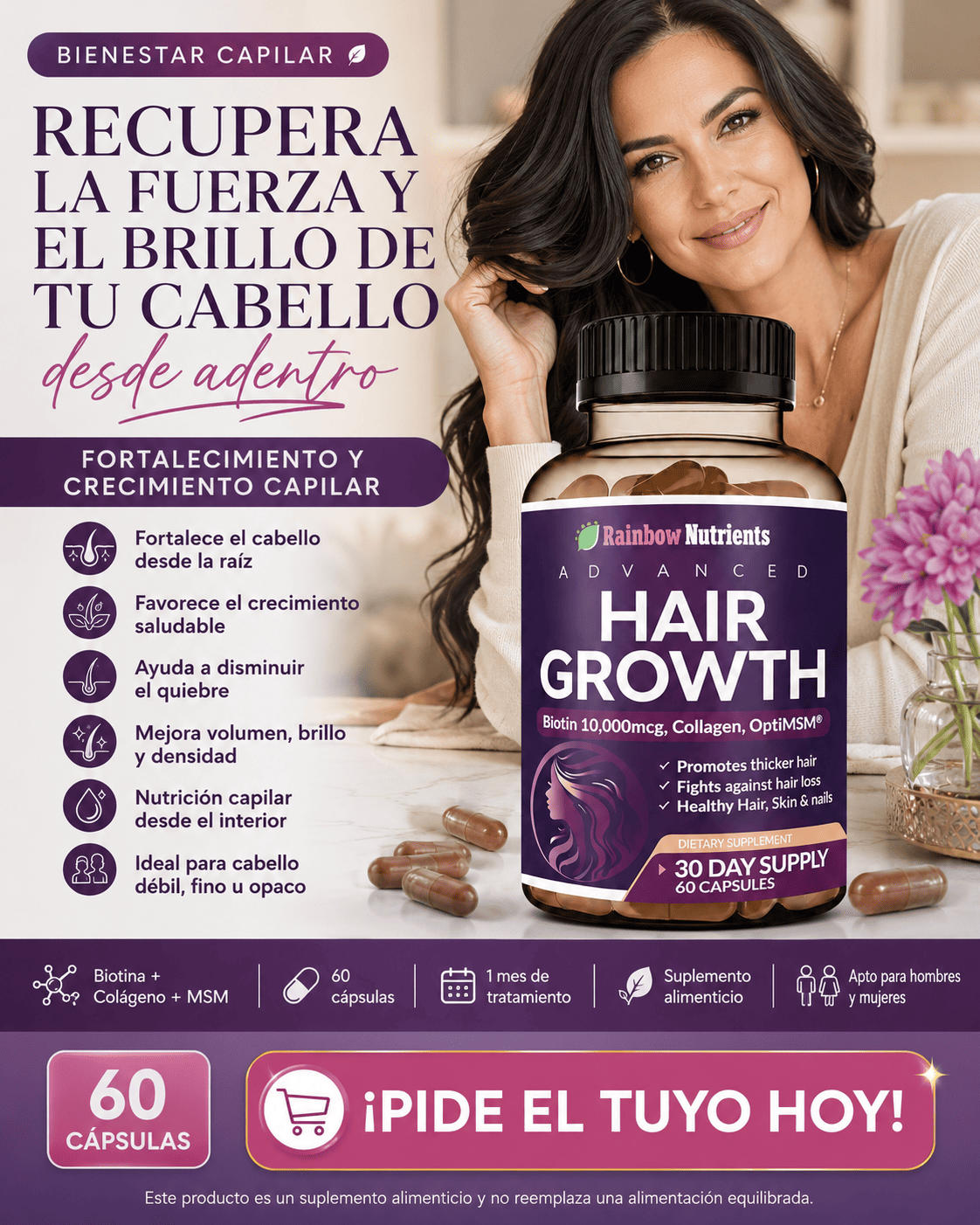 HAIR GROWTH  TRATAMIENTO CAPILAR